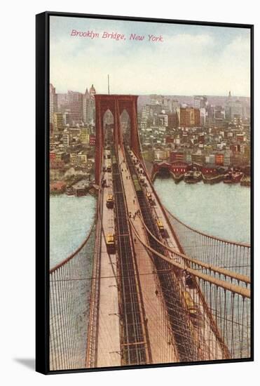 Brooklyn Bridge, New York City-null-Framed Stretched Canvas