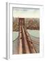 Brooklyn Bridge, New York City-null-Framed Art Print