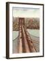 Brooklyn Bridge, New York City-null-Framed Art Print