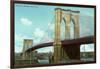 Brooklyn Bridge, New York City-null-Framed Art Print