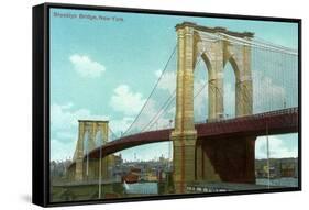 Brooklyn Bridge, New York City-null-Framed Stretched Canvas