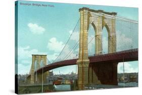 Brooklyn Bridge, New York City-null-Stretched Canvas