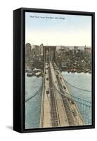 Brooklyn Bridge, New York City-null-Framed Stretched Canvas