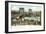 Brooklyn Bridge, New York City-null-Framed Art Print