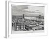 Brooklyn Bridge, New York, from Drawing by Taylor, USA, 19th Century-null-Framed Giclee Print