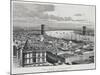 Brooklyn Bridge, New York, from Drawing by Taylor, USA, 19th Century-null-Mounted Giclee Print