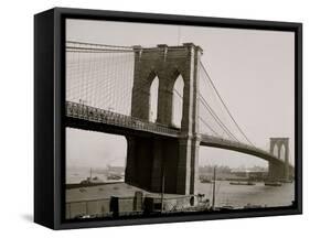 Brooklyn Bridge, New York, N.Y.-null-Framed Stretched Canvas