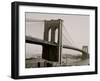 Brooklyn Bridge, New York, N.Y.-null-Framed Photo