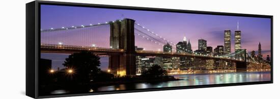 Brooklyn Bridge New York Ny, USA-null-Framed Stretched Canvas