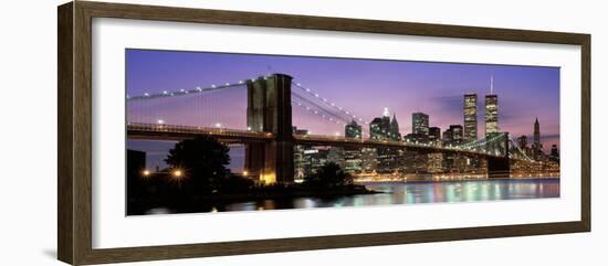 Brooklyn Bridge New York Ny, USA-null-Framed Photographic Print