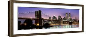 Brooklyn Bridge New York Ny, USA-null-Framed Photographic Print