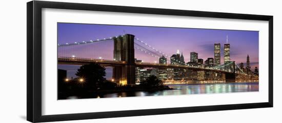 Brooklyn Bridge New York Ny, USA-null-Framed Photographic Print