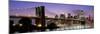 Brooklyn Bridge New York Ny, USA-null-Mounted Photographic Print