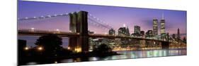 Brooklyn Bridge New York Ny, USA-null-Mounted Photographic Print