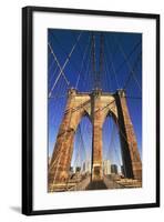 Brooklyn Bridge, New York, United States, Detail-null-Framed Giclee Print