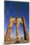 Brooklyn Bridge, New York, United States, Detail-null-Mounted Giclee Print