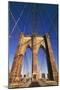 Brooklyn Bridge, New York, United States, Detail-null-Mounted Giclee Print