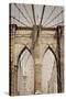 Brooklyn Bridge, New York, United States of America, North America-Amanda Hall-Stretched Canvas