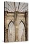 Brooklyn Bridge, New York, United States of America, North America-Amanda Hall-Stretched Canvas