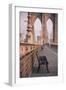 Brooklyn Bridge, New York, United States of America, North America-Amanda Hall-Framed Photographic Print