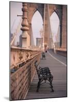 Brooklyn Bridge, New York, United States of America, North America-Amanda Hall-Mounted Photographic Print