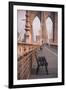 Brooklyn Bridge, New York, United States of America, North America-Amanda Hall-Framed Photographic Print