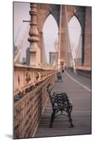 Brooklyn Bridge, New York, United States of America, North America-Amanda Hall-Mounted Photographic Print