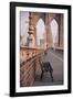 Brooklyn Bridge, New York, United States of America, North America-Amanda Hall-Framed Photographic Print