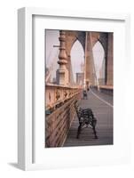 Brooklyn Bridge, New York, United States of America, North America-Amanda Hall-Framed Photographic Print