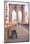 Brooklyn Bridge, New York, United States of America, North America-Amanda Hall-Mounted Photographic Print