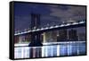 Brooklyn Bridge. New York. United States-Nico Vash-Framed Stretched Canvas