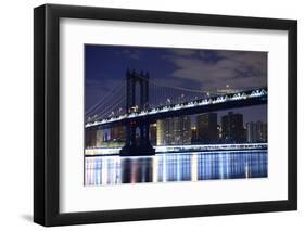 Brooklyn Bridge. New York. United States-Nico Vash-Framed Photographic Print