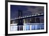 Brooklyn Bridge. New York. United States-Nico Vash-Framed Photographic Print