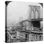 Brooklyn Bridge, New York, USA, 1901-Underwood & Underwood-Stretched Canvas