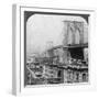 Brooklyn Bridge, New York, USA, 1901-Underwood & Underwood-Framed Photographic Print