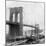 Brooklyn Bridge, New York, USA, Late 19th Century-William H Rau-Mounted Photographic Print