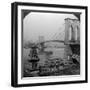 Brooklyn Bridge, New York, USA-null-Framed Photographic Print