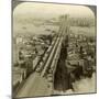 Brooklyn Bridge, New York, USA-Underwood & Underwood-Mounted Photographic Print