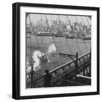 Brooklyn Bridge, New York, USA-null-Framed Photographic Print