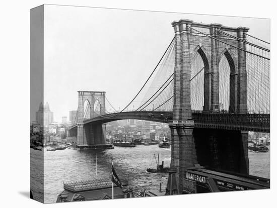 Brooklyn Bridge, New York-null-Stretched Canvas