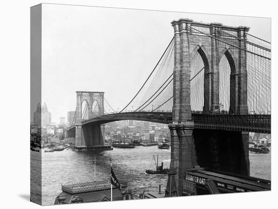 Brooklyn Bridge, New York-null-Stretched Canvas