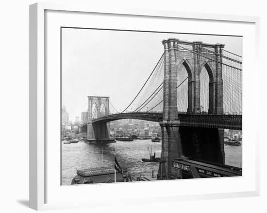 Brooklyn Bridge, New York-null-Framed Photographic Print