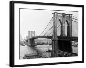 Brooklyn Bridge, New York-null-Framed Photographic Print