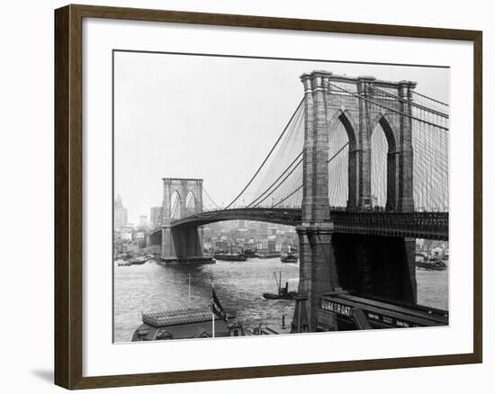 Brooklyn Bridge, New York-null-Framed Photographic Print