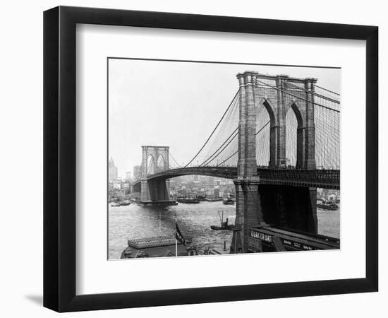 Brooklyn Bridge, New York-null-Framed Photographic Print