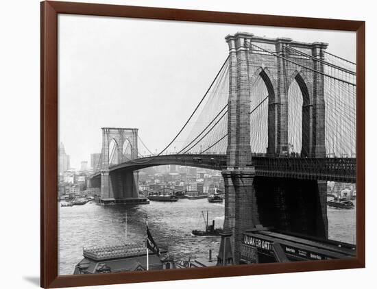 Brooklyn Bridge, New York-null-Framed Photographic Print