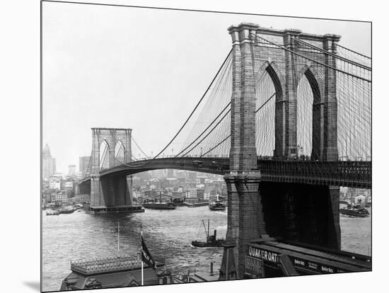 Brooklyn Bridge, New York-null-Mounted Photographic Print