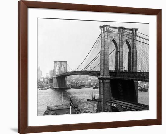 Brooklyn Bridge, New York-null-Framed Photographic Print