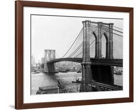 Brooklyn Bridge, New York-null-Framed Photographic Print