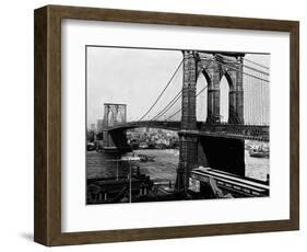 Brooklyn Bridge, New York-null-Framed Photographic Print